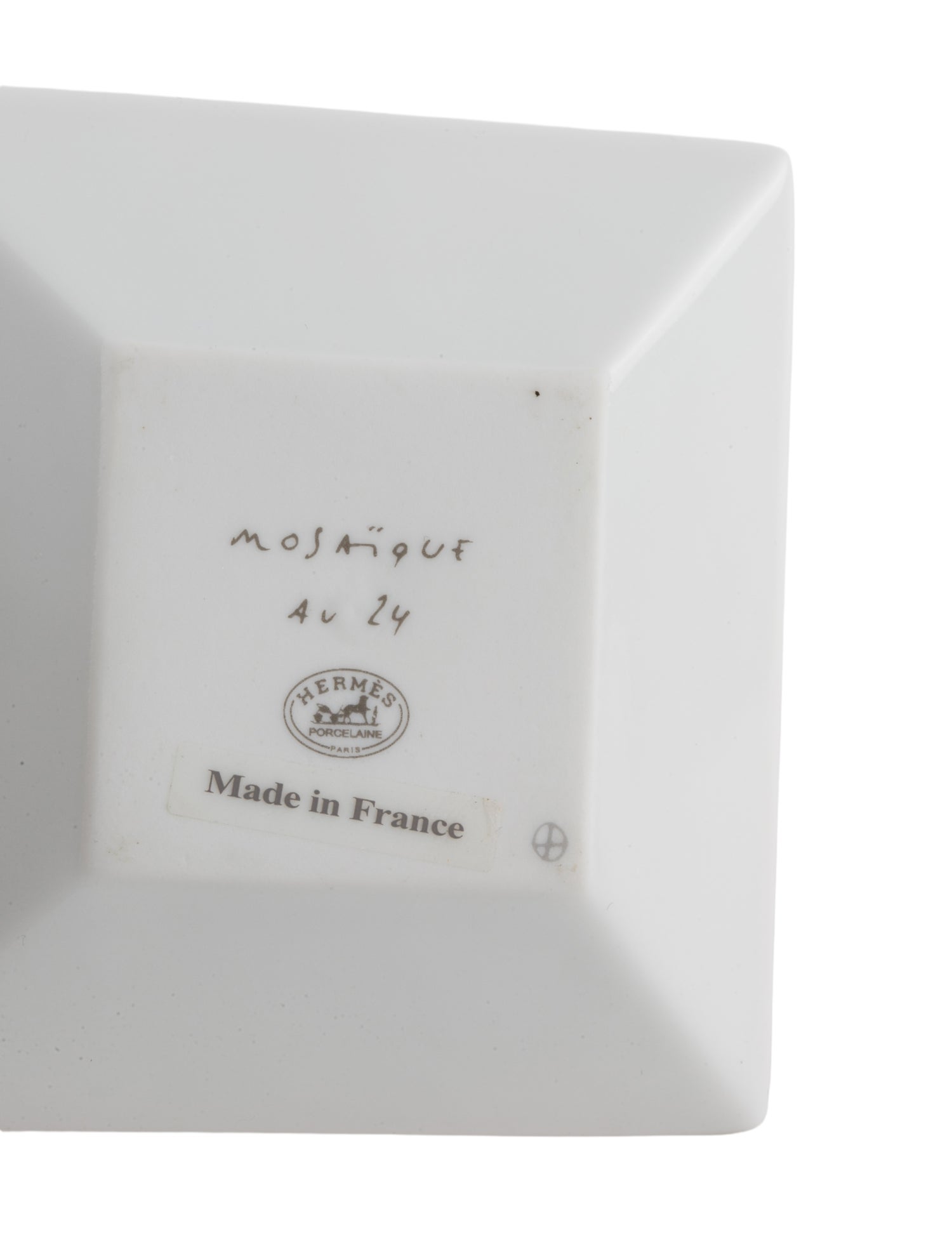 Hermès Mosaique au 24 Gold Square Dish